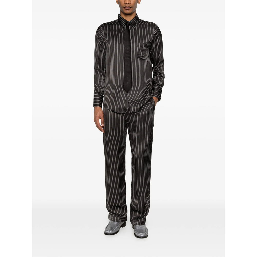 [ERNEST W. BAKER] Trousers SS26 PT36 SR02 BLKWH