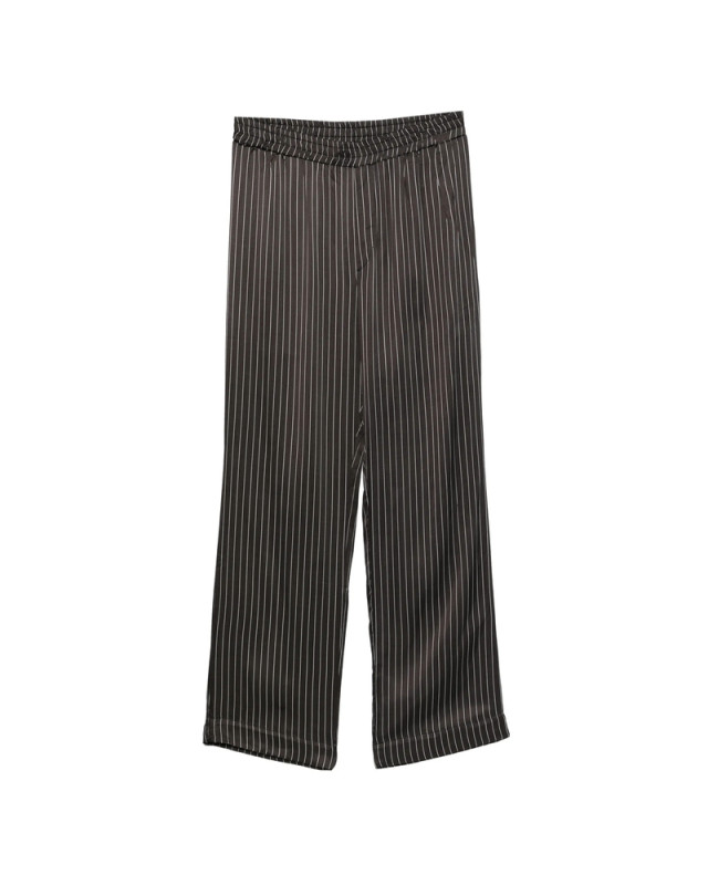 [ERNEST W. BAKER] Trousers SS26 PT36 SR02 BLKWH