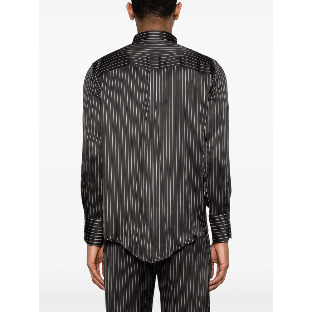 [ERNEST W. BAKER] Shirts Long Sleeve SS26 SH20 SR02 BLKWH