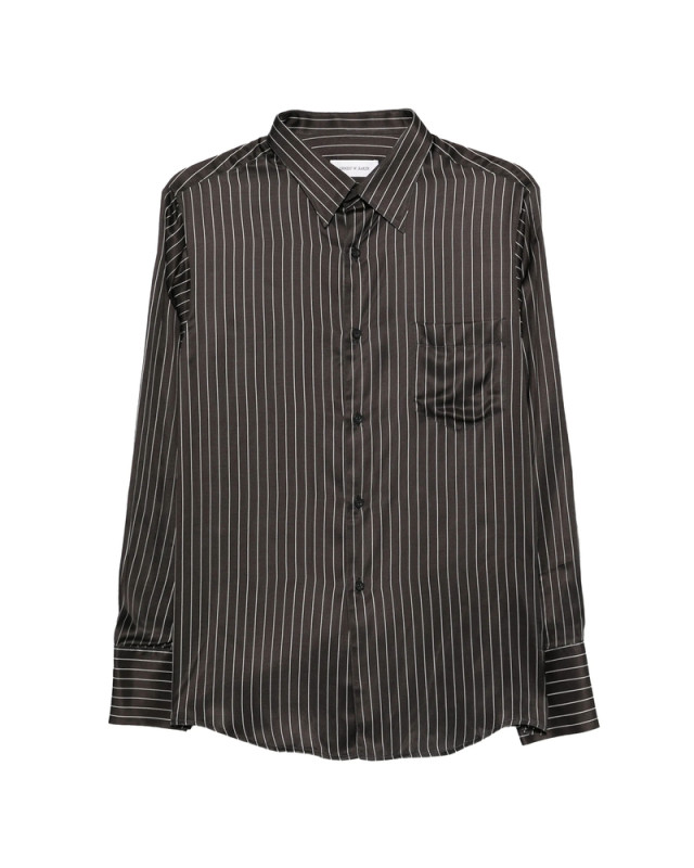 [ERNEST W. BAKER] Shirts Long Sleeve SS26 SH20 SR02 BLKWH