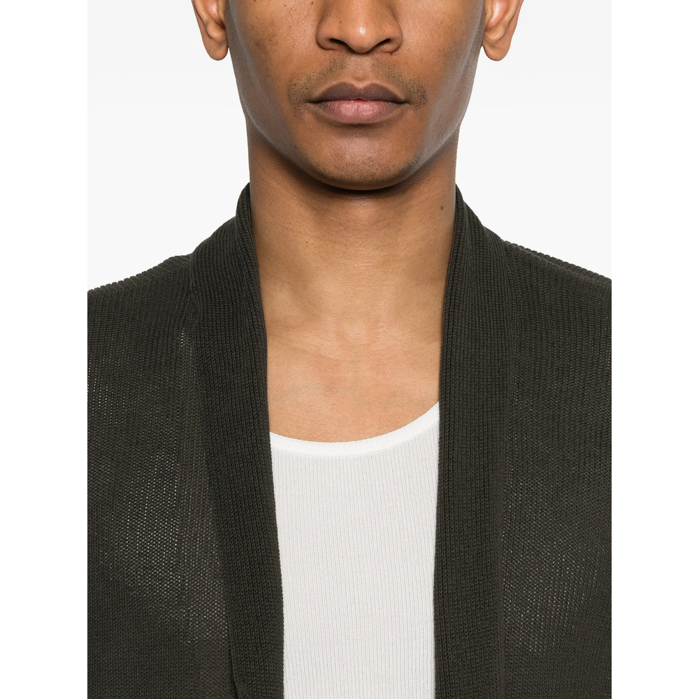 [ROBERTO COLLINA] Cardigan SS26 261MYA11112  MORO