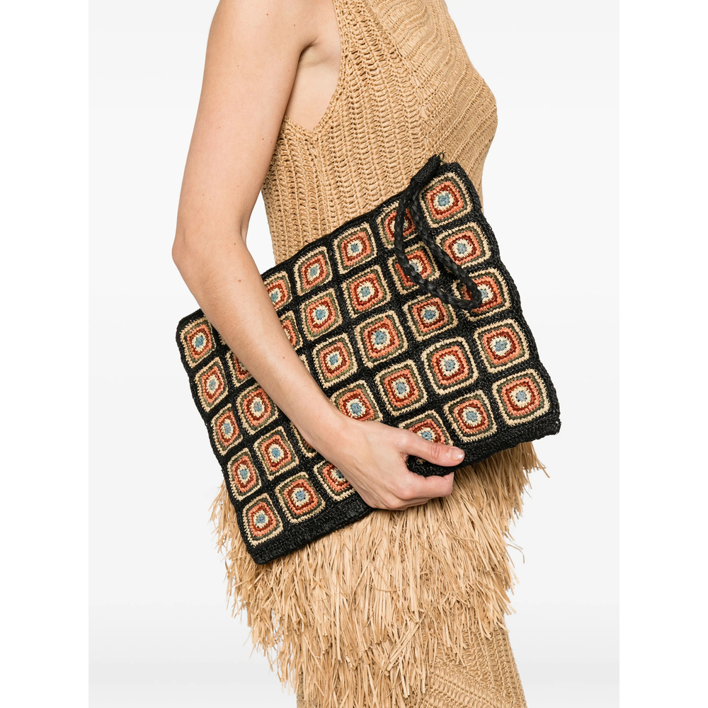 [Ibeliv] Clutch bag SS26 TRACE  BLACK