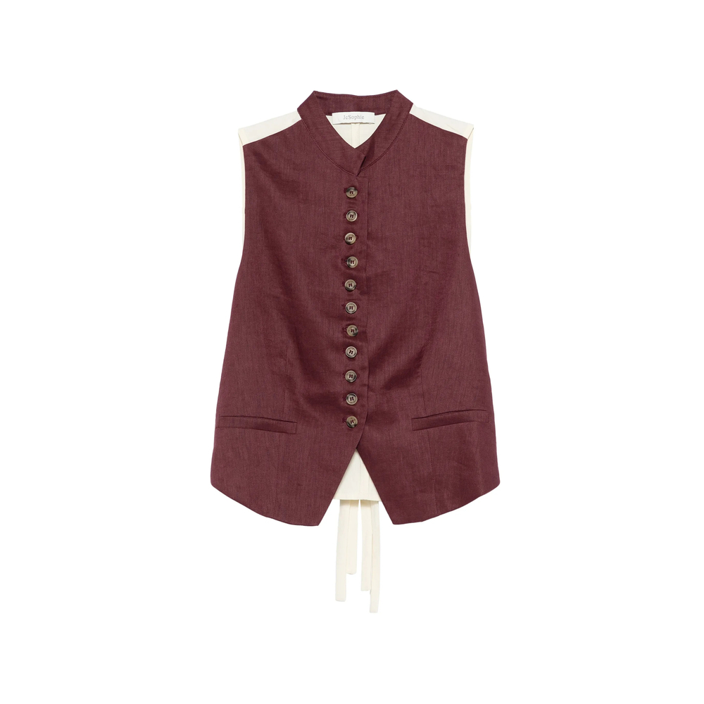 [Jc Sophie] Vest SS26 L3051 LINNEA MAROO