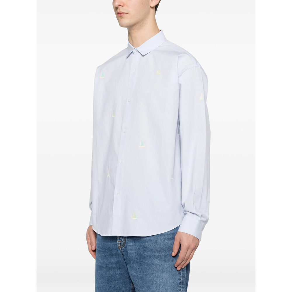 [MAISON LABICHE] Shirts Long Sleeve SS26 ZMBRETEUILBOAT  OXBLU