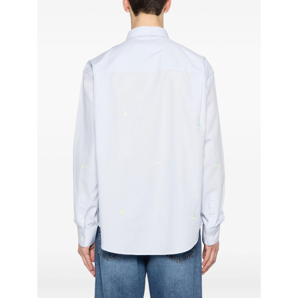 [MAISON LABICHE] Shirts Long Sleeve SS26 ZMBRETEUILBOAT  OXBLU