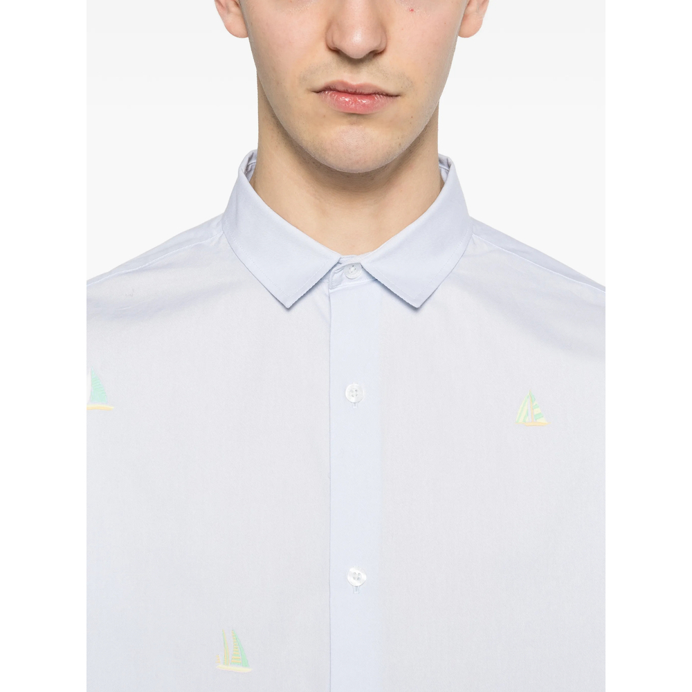 [MAISON LABICHE] Shirts Long Sleeve SS26 ZMBRETEUILBOAT  OXBLU