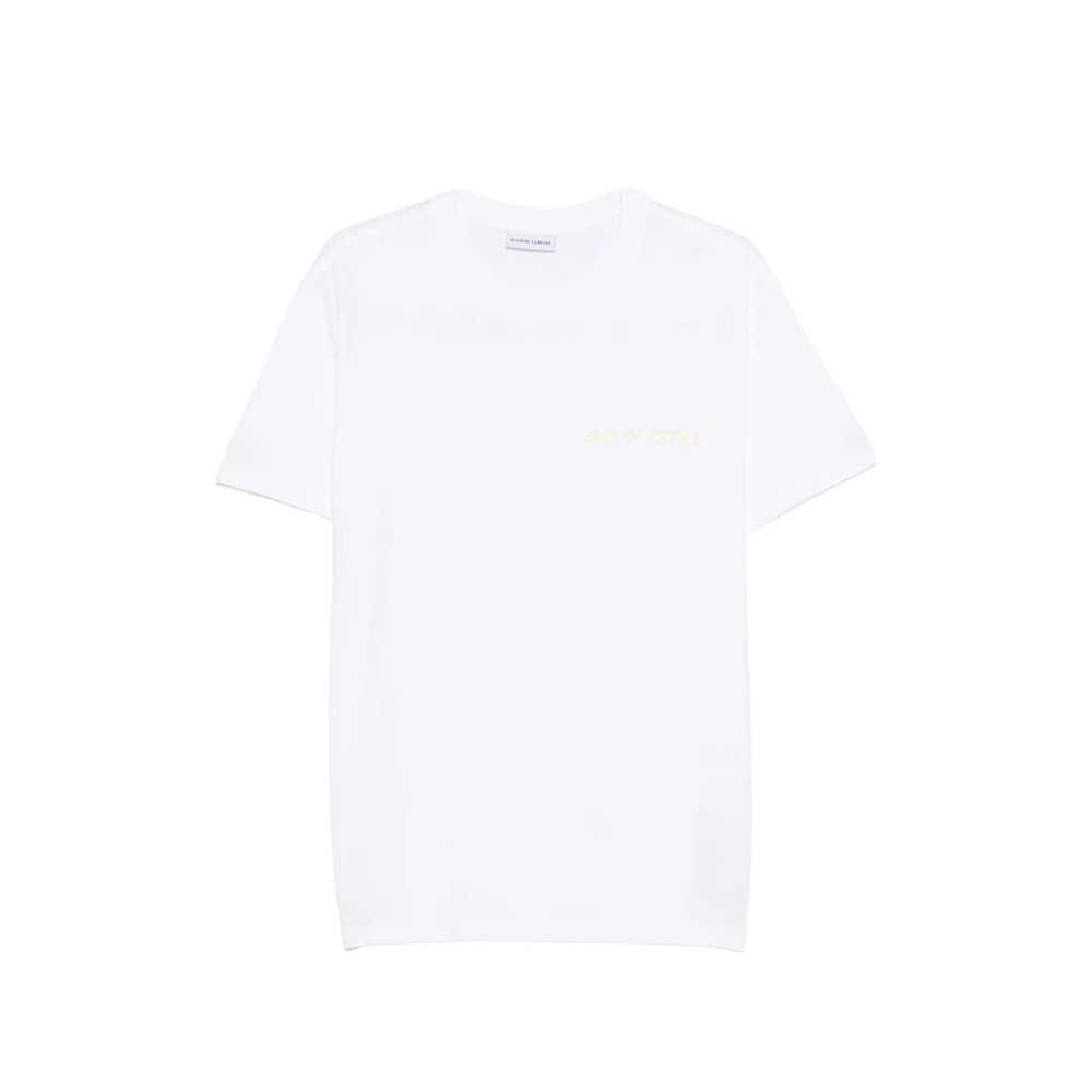 [MAISON LABICHE] T-shirts Short Sleeve SS26 ZMPOPINOUTOF  WHITE
