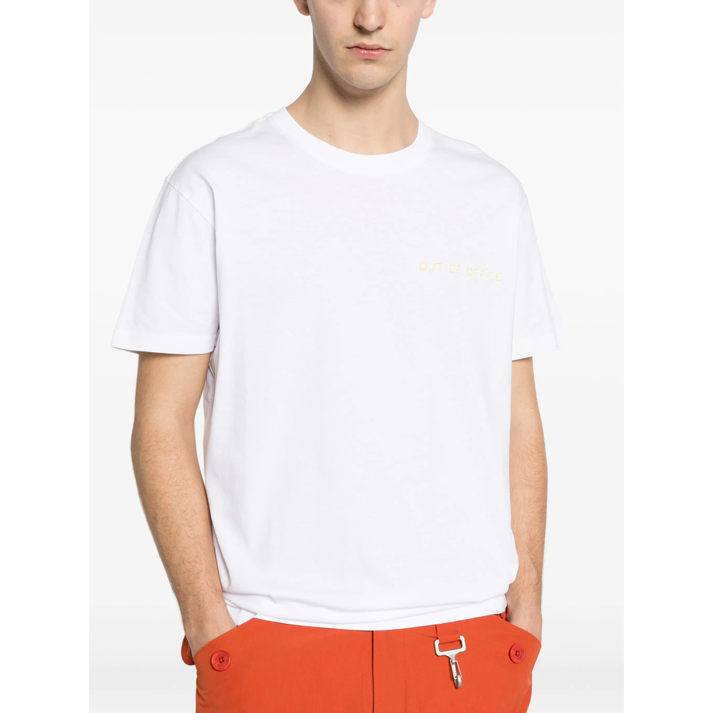 [MAISON LABICHE] T-shirts Short Sleeve SS26 ZMPOPINOUTOF  WHITE