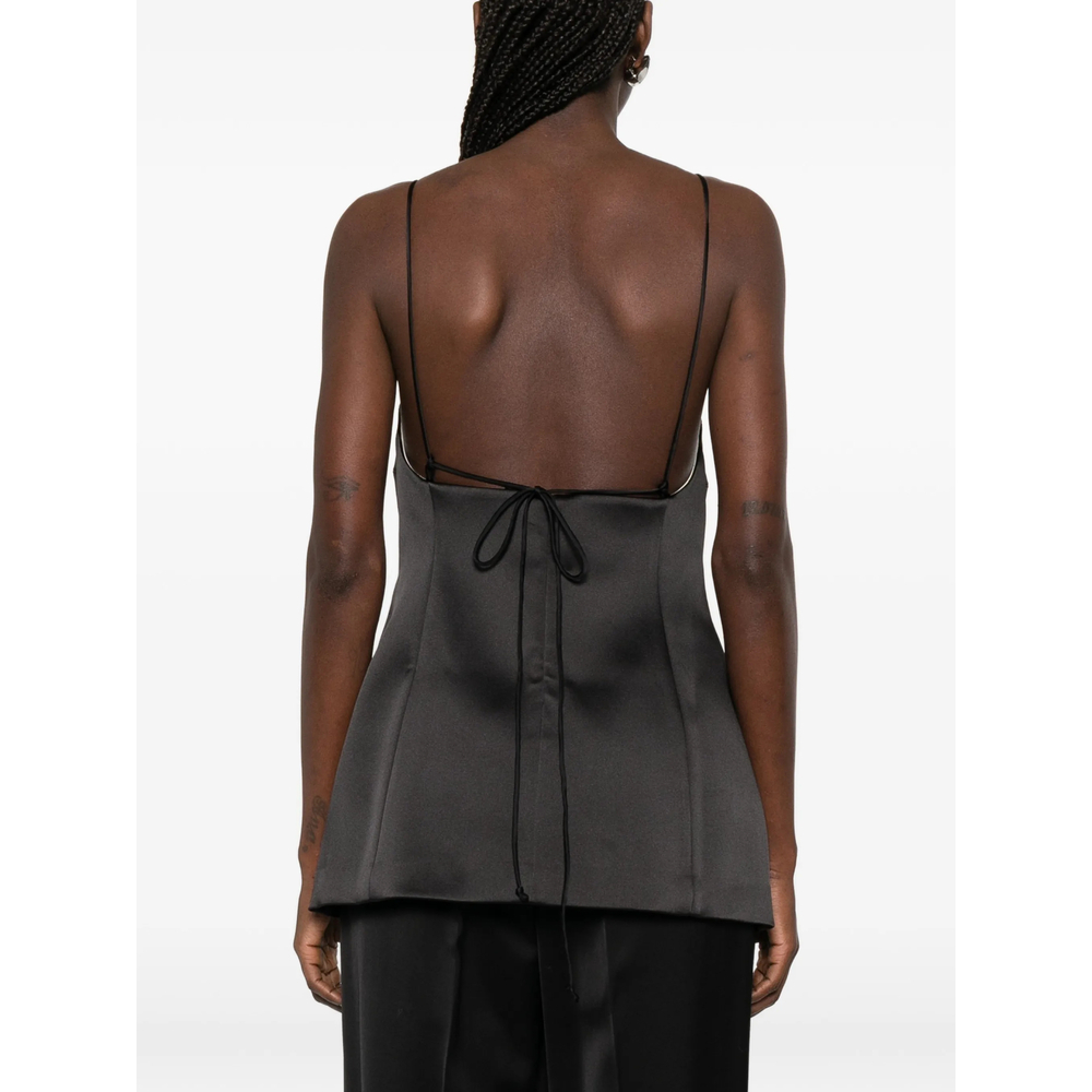[ROHE] Tank top SS26 418-20-144  BLACK
