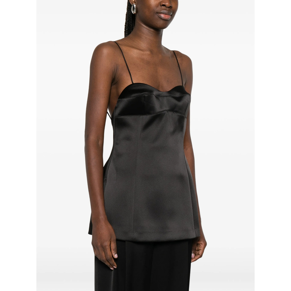 [ROHE] Tank top SS26 418-20-144  BLACK