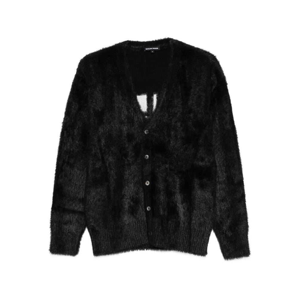 [Boiler Room] Cardigan FW25 AW25KN01  BLACK