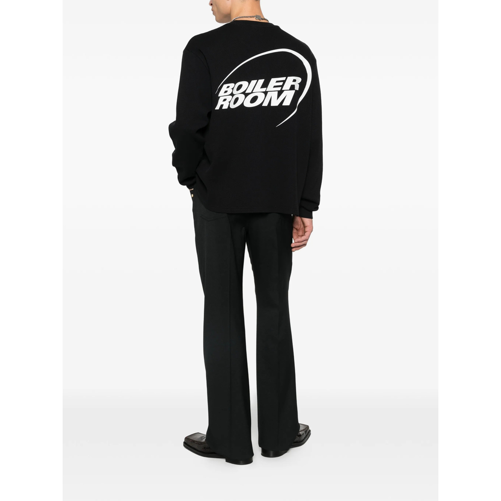[Boiler Room] Sweatshirt FW25 AW25LS01  BLACK