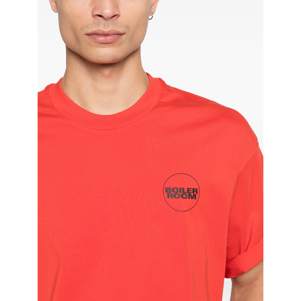 [Boiler Room] T-shirts Short Sleeve FW25 AW25SS04  RED