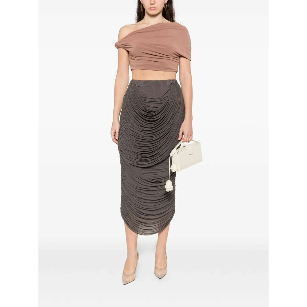 [MAGDA BUTRYM] Long skirt SS26 SPODNICA 09  BROWN