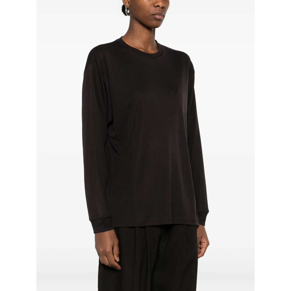 [Studio Nicholson] T-shirts Long Sleeve SS26 SNW-1388 SIMMONS BLKGR