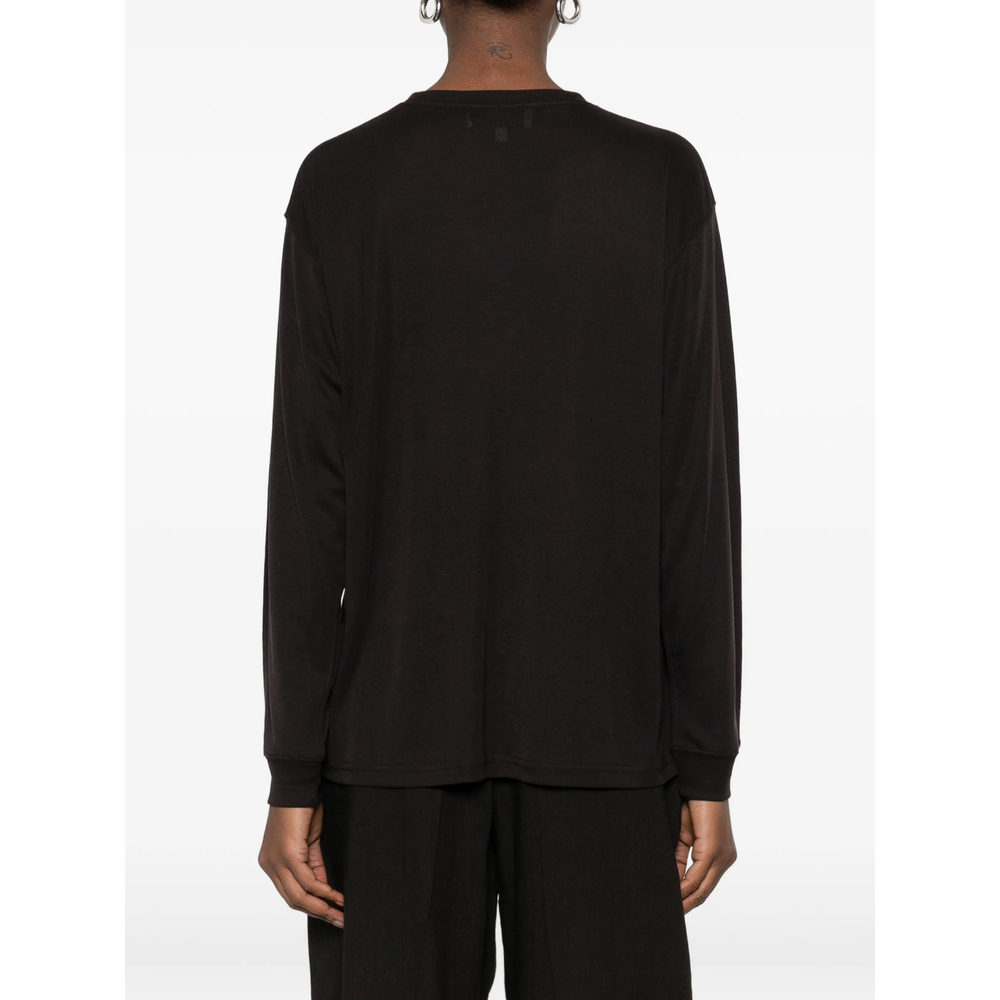 [Studio Nicholson] T-shirts Long Sleeve SS26 SNW-1388 SIMMONS BLKGR