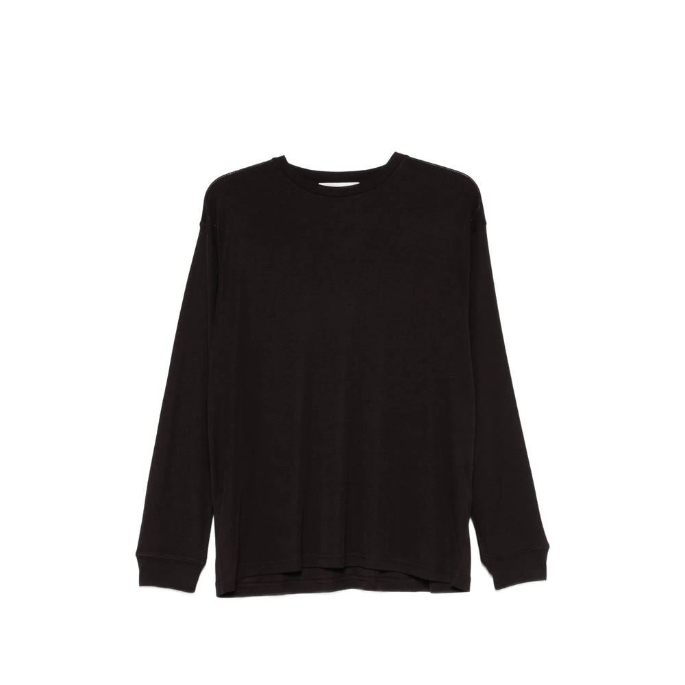 [Studio Nicholson] T-shirts Long Sleeve SS26 SNW-1388 SIMMONS BLKGR