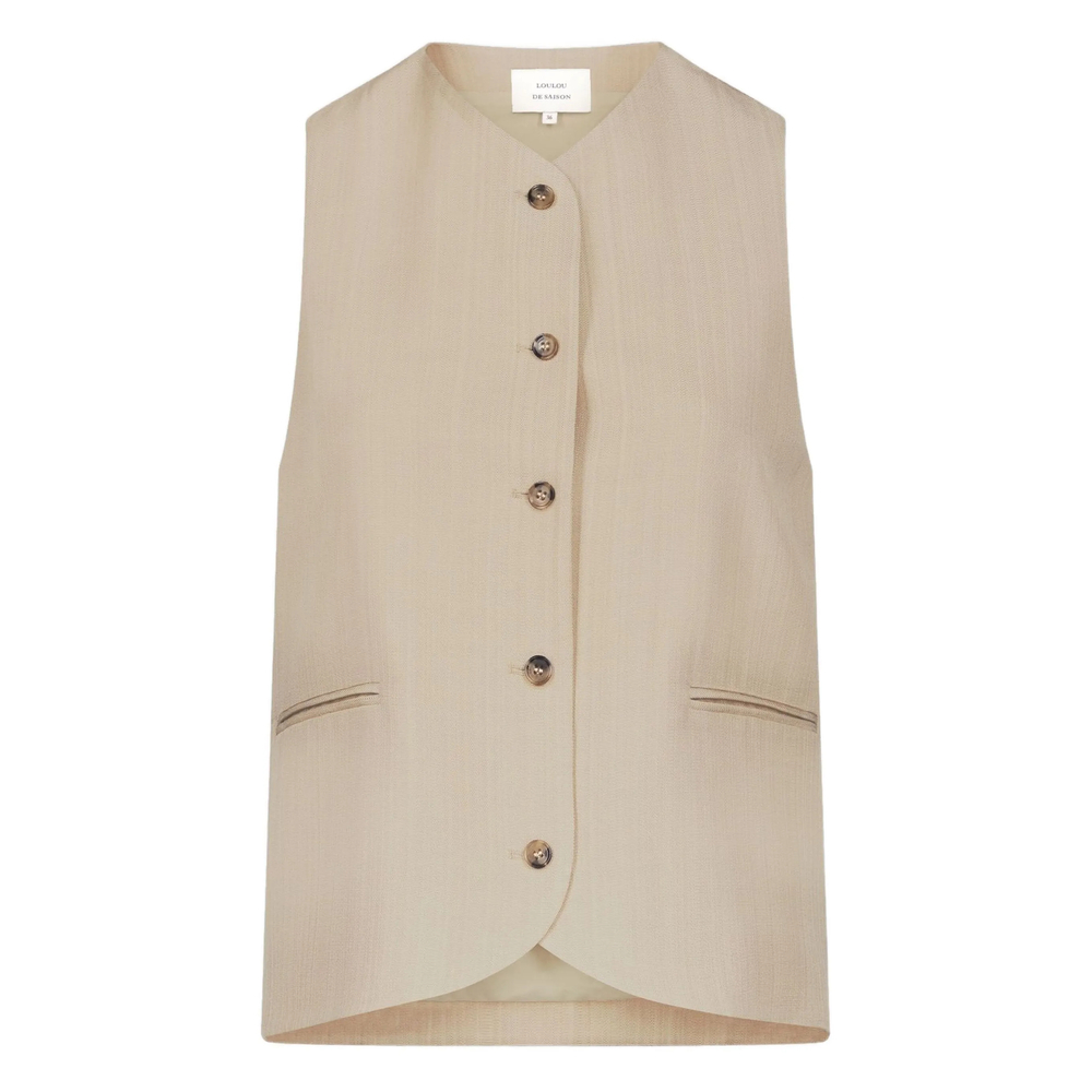 [LouLou De Saison] Vest SS26 PACO  BEIGE