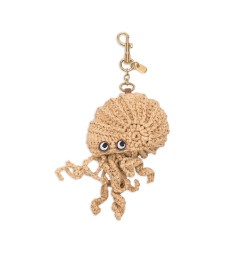 [Anya Hindmarch] Keyring FW26 203807 SS260043 NATUR