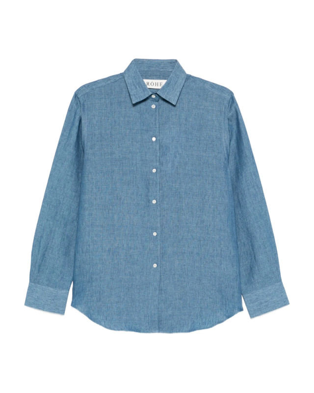 [ROHE] Shirts Long Sleeve SS26 418-19-069  OCEBL