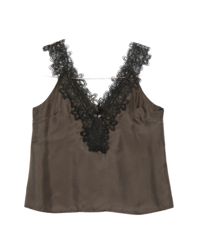[ROHE] Blouse SS26 418-20-141  EARTH