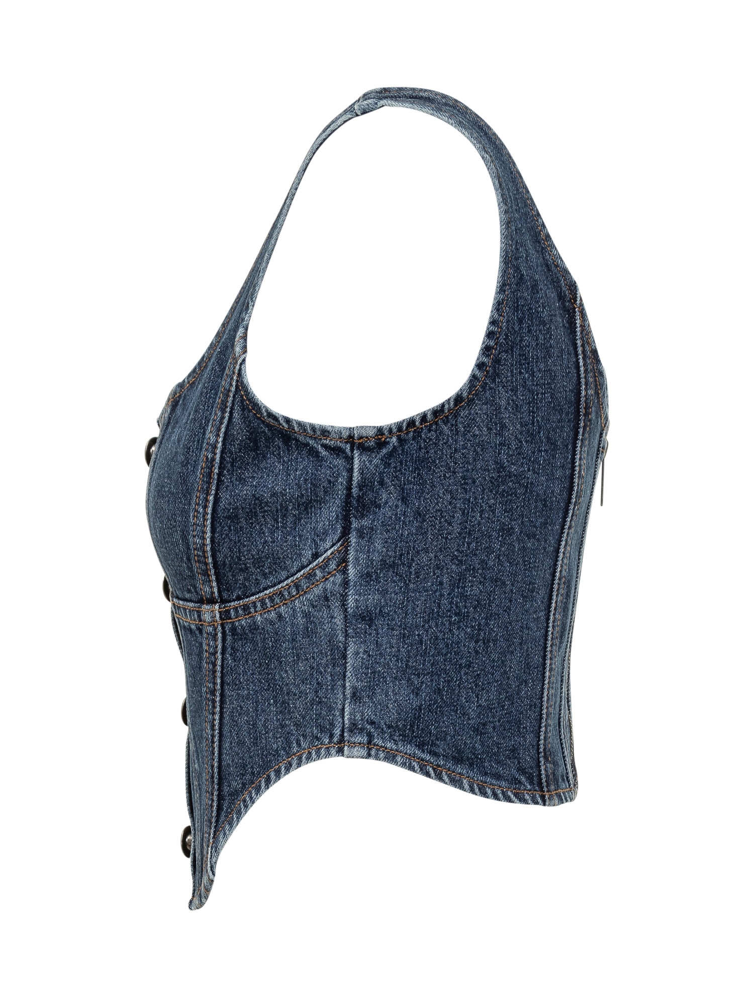 [Self-portrait] Tank top SS26 RS26819TBL BLUE