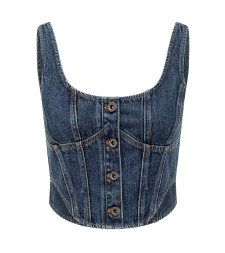 [Self-portrait] Tank top SS26 RS26819TBL BLUE
