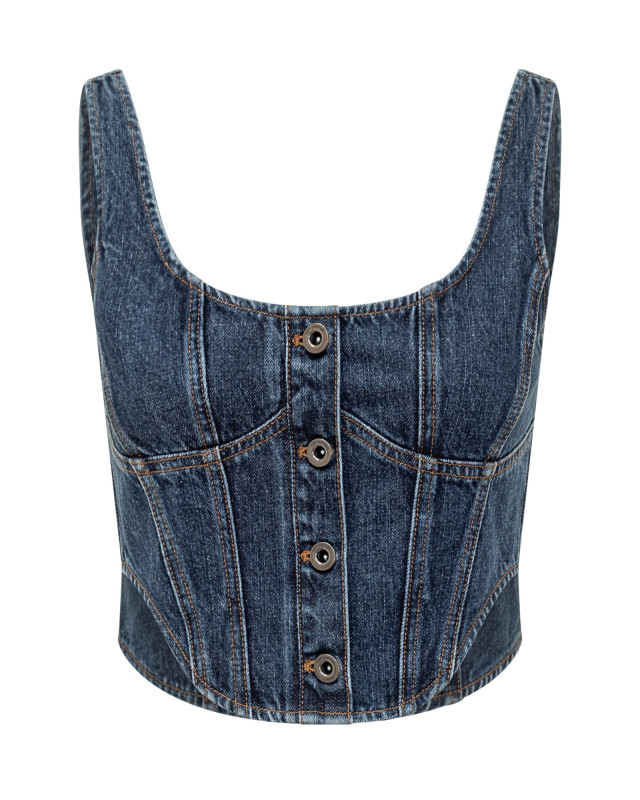 [Self-portrait] Tank top SS26 RS26819TBL BLUE