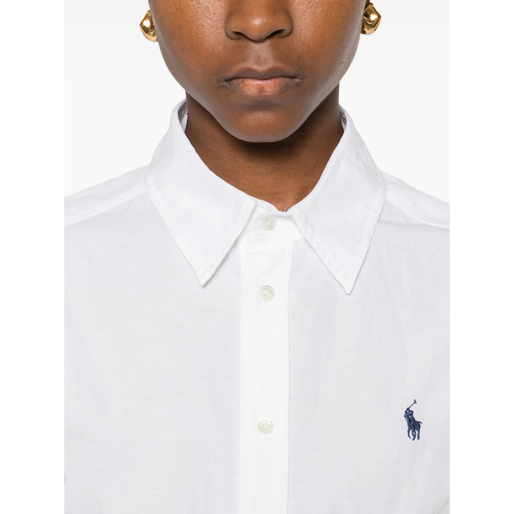 [Ralph Lauren] Short sleeve dress SS26 211B18781001  WHITE