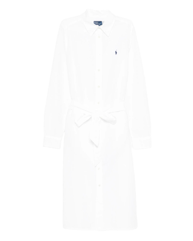 [Ralph Lauren] Short sleeve dress SS26 211B18781001  WHITE