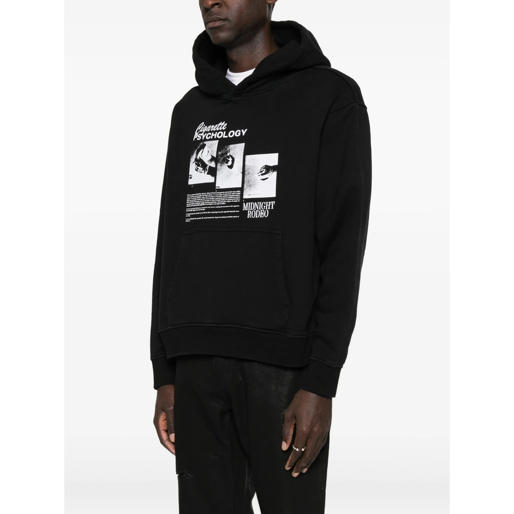 [Midnight Rodeo] Hoodie FW25 MRT-54 CIGARETTE BLACK