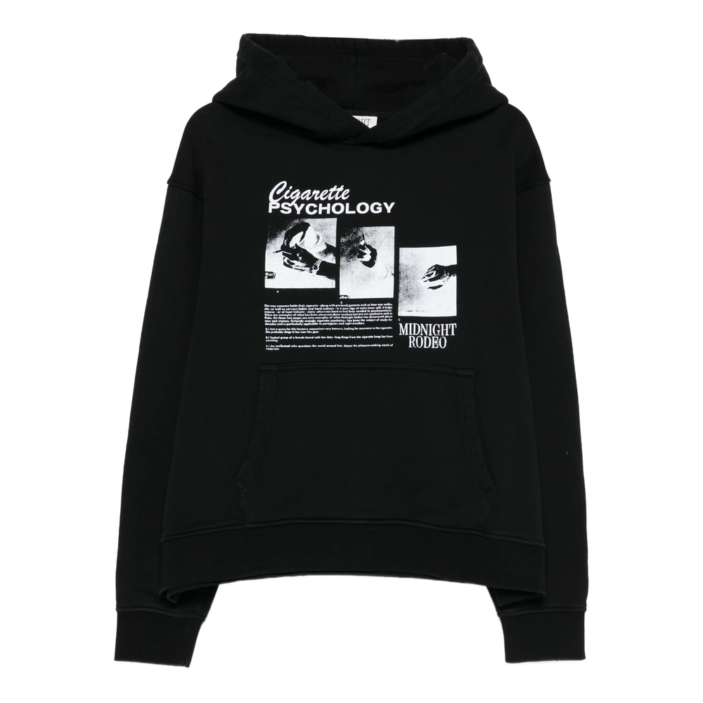 [Midnight Rodeo] Hoodie FW25 MRT-54 CIGARETTE BLACK