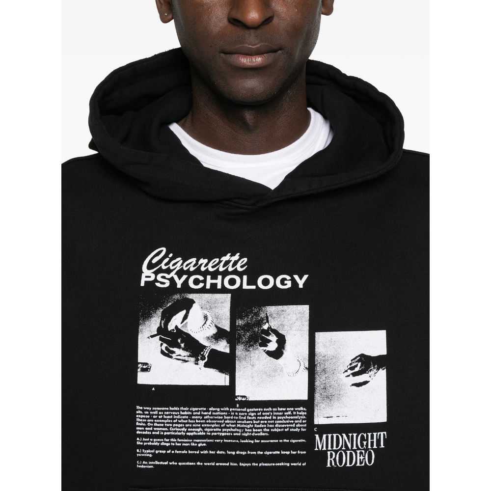 [Midnight Rodeo] Hoodie FW25 MRT-54 CIGARETTE BLACK