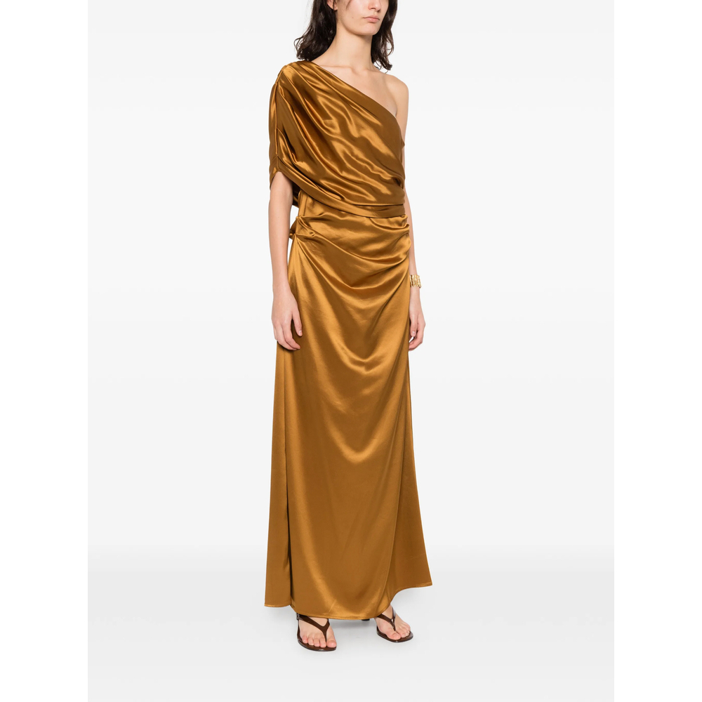 [Malina] Short sleeve dress SS26 12248523 CASSIA AMBER
