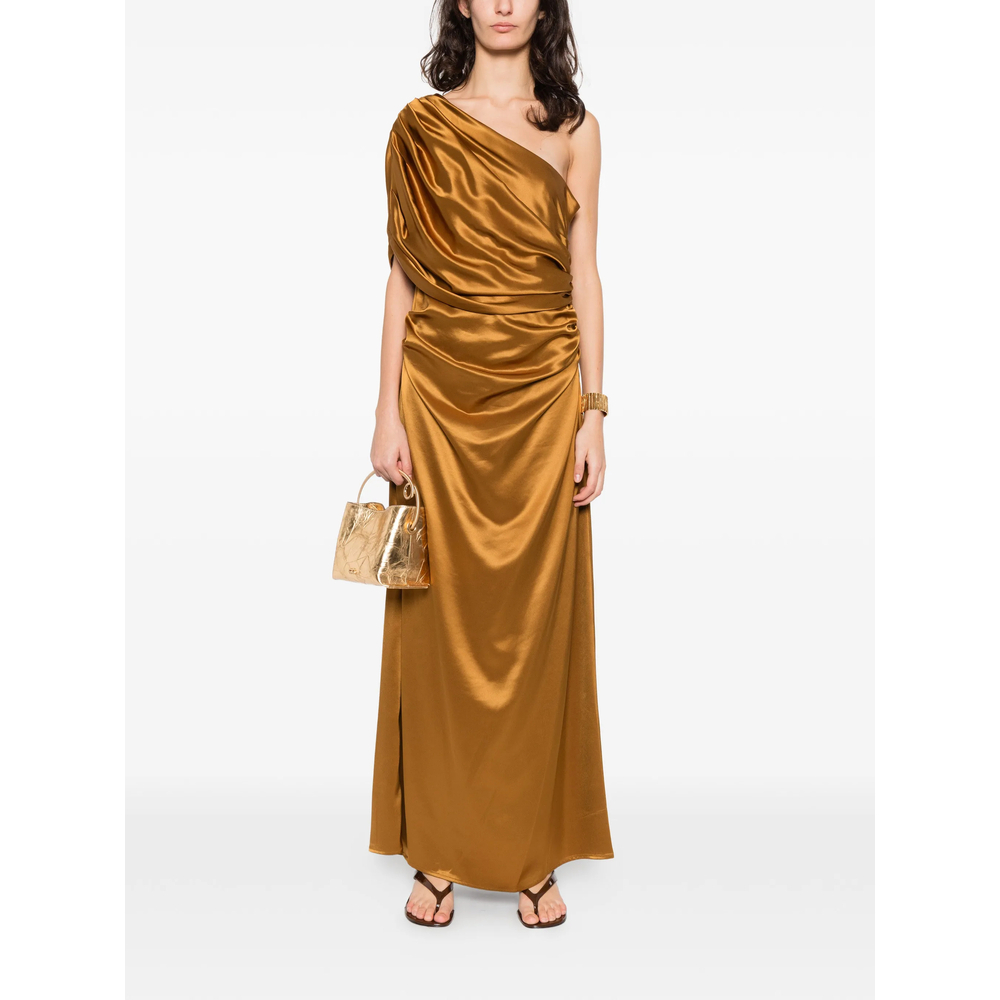[Malina] Short sleeve dress SS26 12248523 CASSIA AMBER