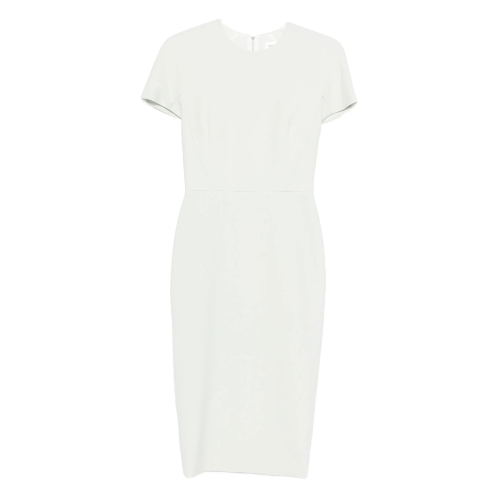 [VICTORIA BECKHAM] Short sleeve dress SS26 1126WDR005232A  ALOE