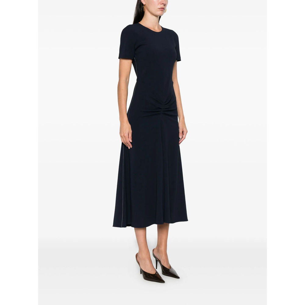 [VICTORIA BECKHAM] Short sleeve dress SS26 1126WDR006571A  NAVY