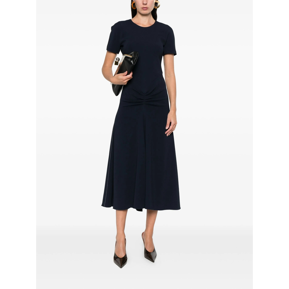[VICTORIA BECKHAM] Short sleeve dress SS26 1126WDR006571A  NAVY