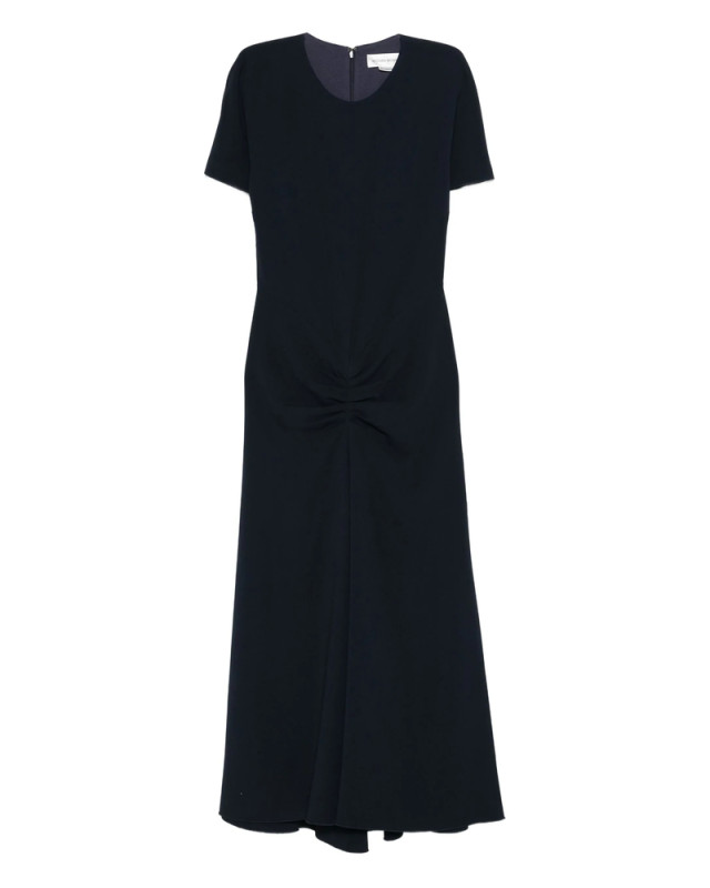 [VICTORIA BECKHAM] Short sleeve dress SS26 1126WDR006571A  NAVY