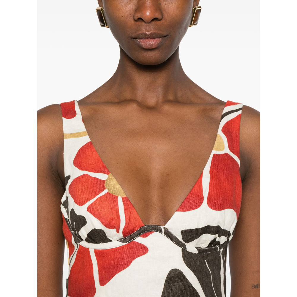 [Sir.] Sleeveless dress SS26 SIR425-1023  ROSSO