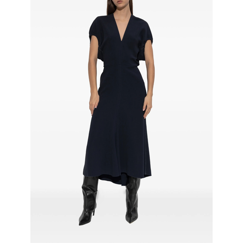 [VICTORIA BECKHAM] Sleeveless dress SS26 1126WDR006381A  NAVY