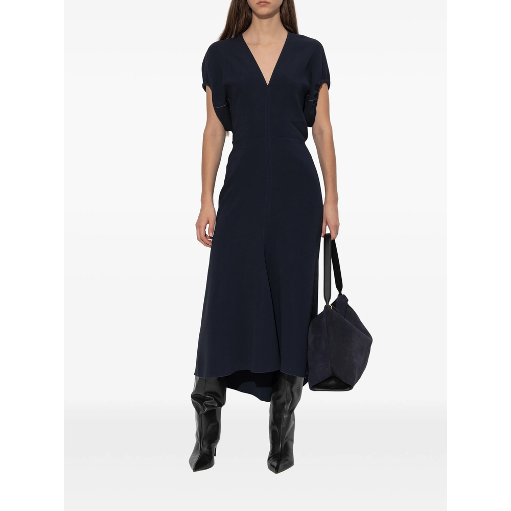 [VICTORIA BECKHAM] Sleeveless dress SS26 1126WDR006381A  NAVY