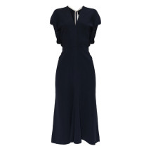 [VICTORIA BECKHAM] Sleeveless dress SS26 1126WDR006381A  NAVY