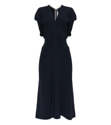 [VICTORIA BECKHAM] Sleeveless dress SS26 1126WDR006381A  NAVY