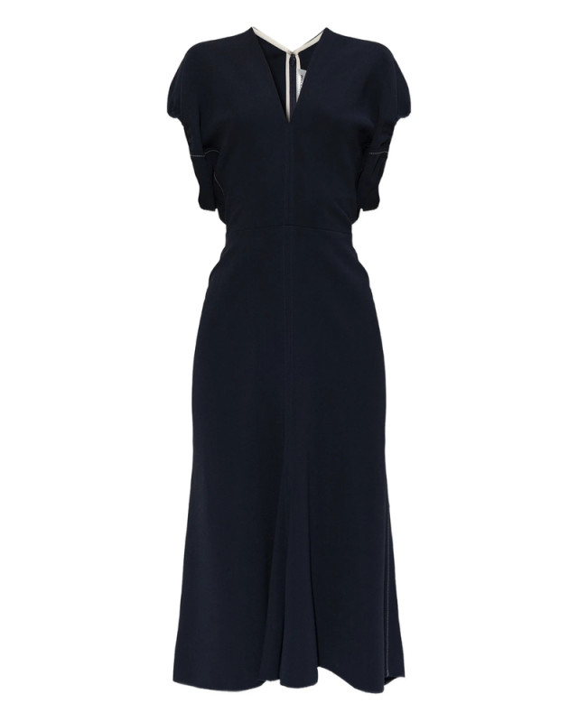[VICTORIA BECKHAM] Sleeveless dress SS26 1126WDR006381A  NAVY