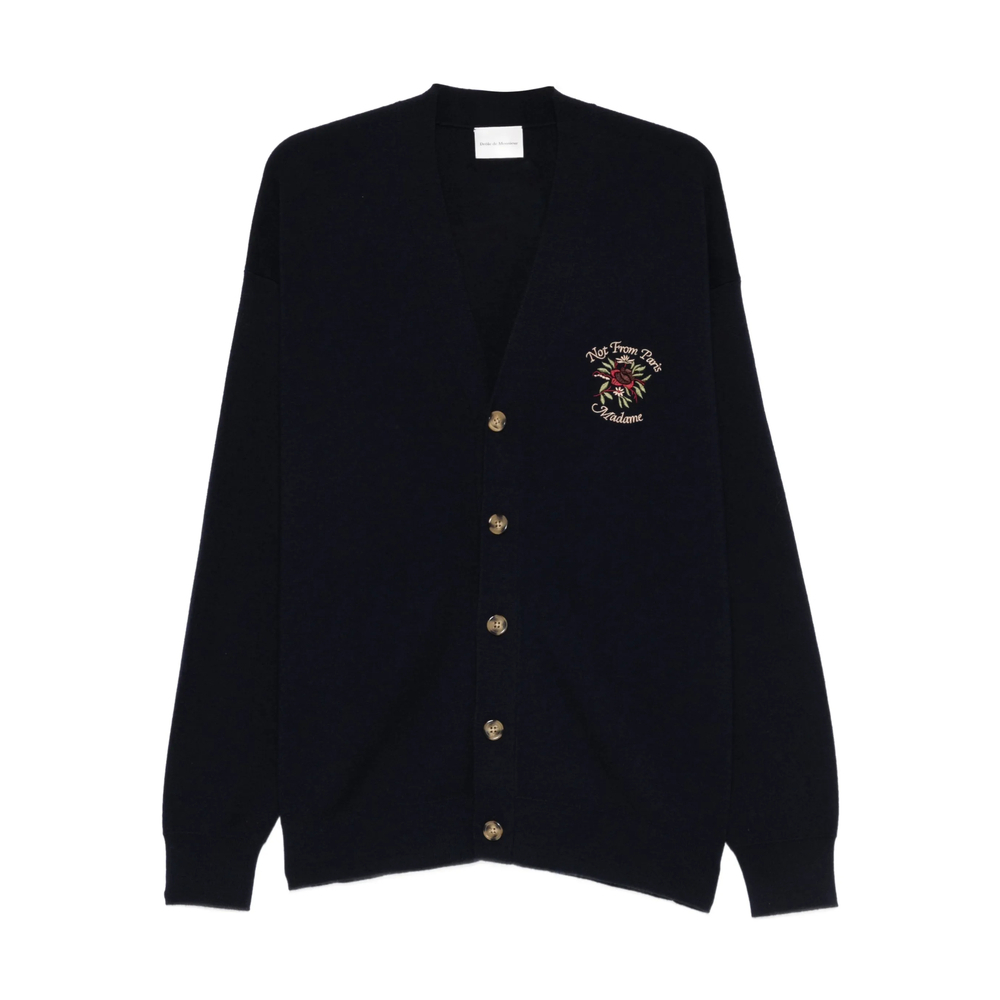[DROLE DE MONSIEUR] Cardigan SS26 I-CA166 WO007 NAVY