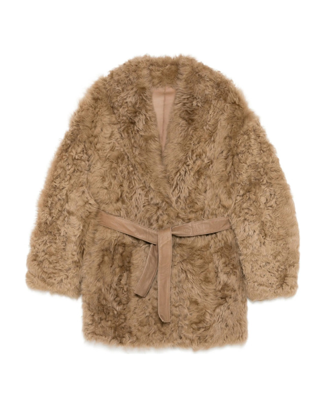 [Numero Otto] Leather Jacket FW25 AURORA  CAMEL