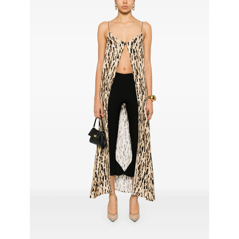 [THE NINA STUDIO] Sleeveless dress SS25 10 GILET  LEOP1