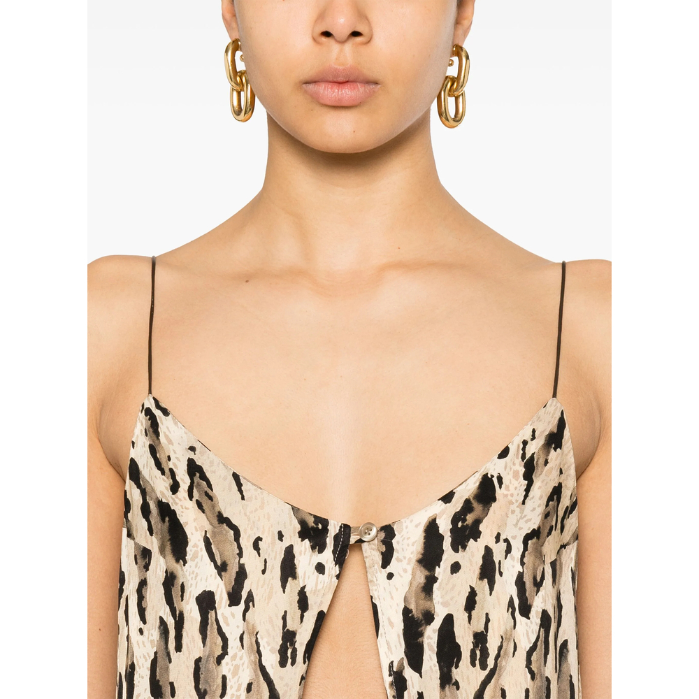[THE NINA STUDIO] Sleeveless dress SS25 10 GILET  LEOP1