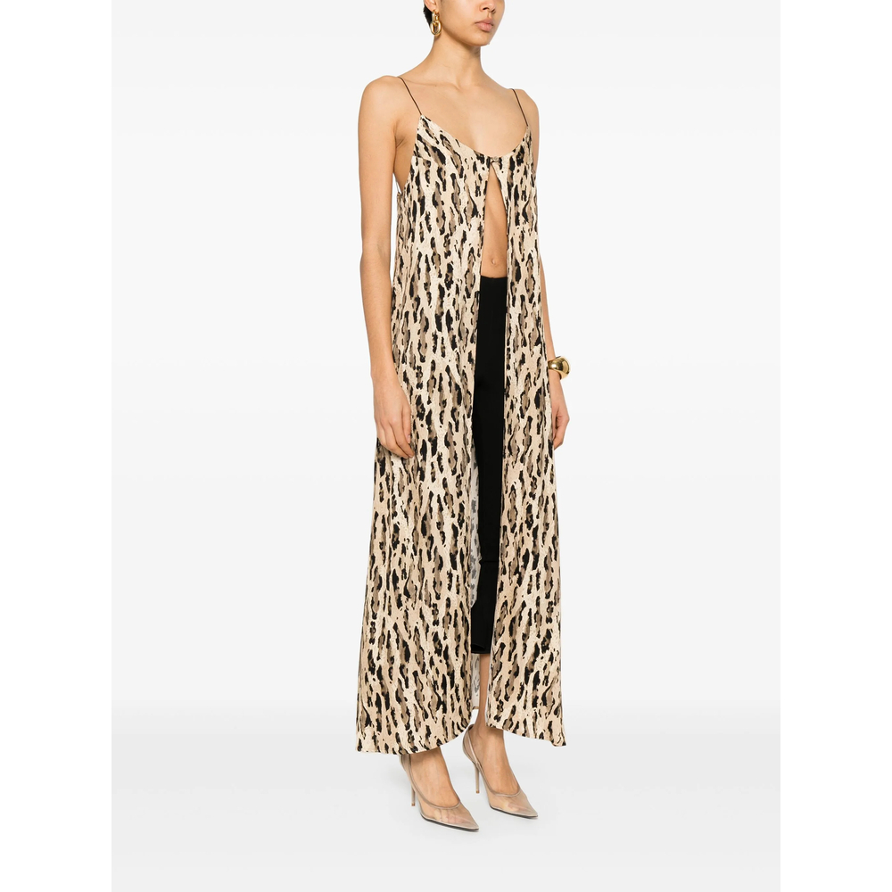 [THE NINA STUDIO] Sleeveless dress SS25 10 GILET  LEOP1